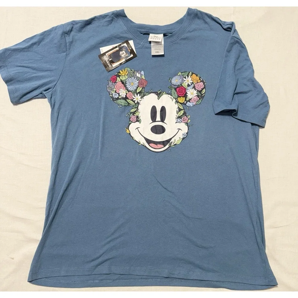 NWT Freeze New York Disney Mickey Mouse Floral Size XXL